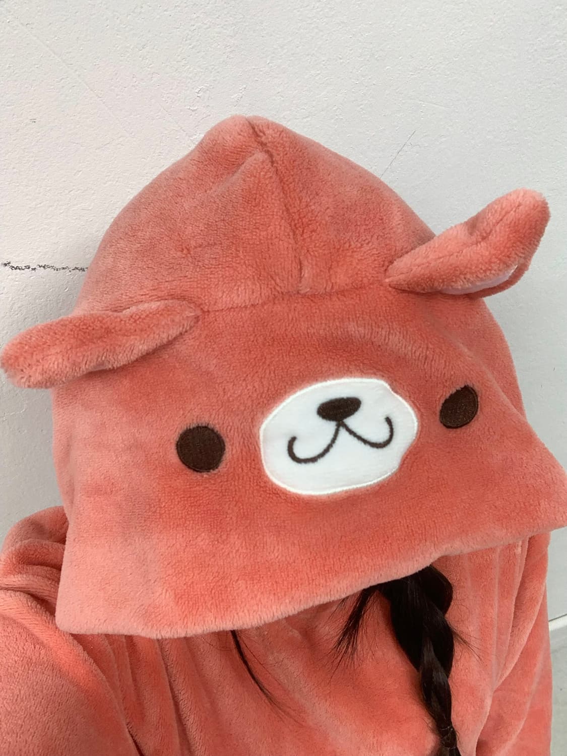 [STPR] 네코미미 폭닥 후드 파자마 원피스 상품이미지3