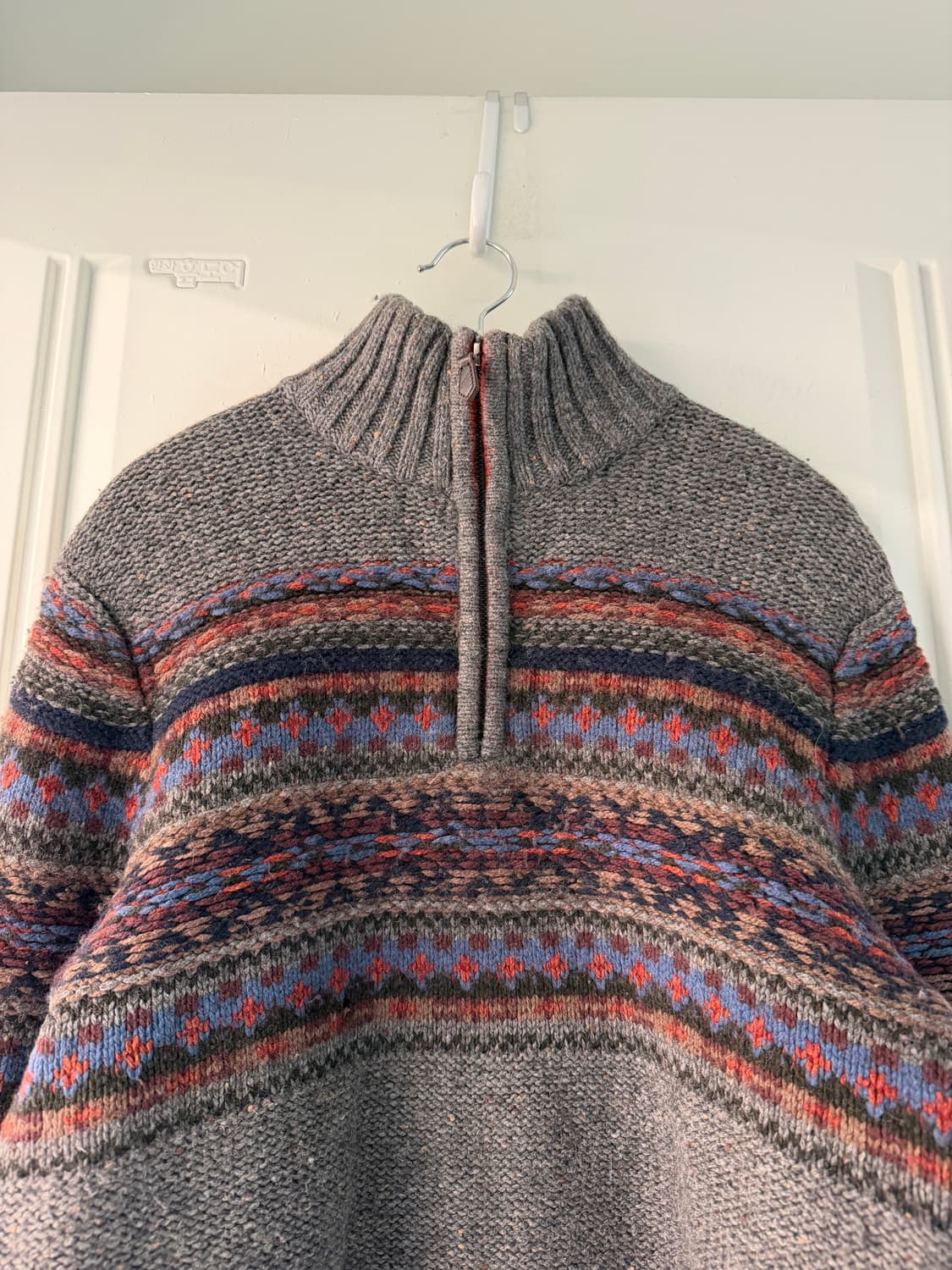 빈티지 페어아일 하프집업 스웨터 상품이미지7