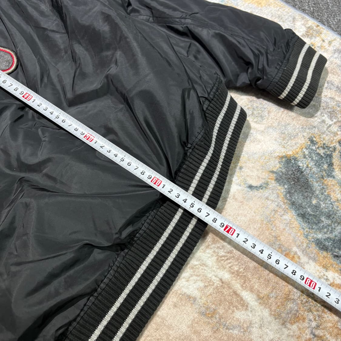 에비수 빈티지 봄버 퍼 후드 패딩자켓 상품이미지10