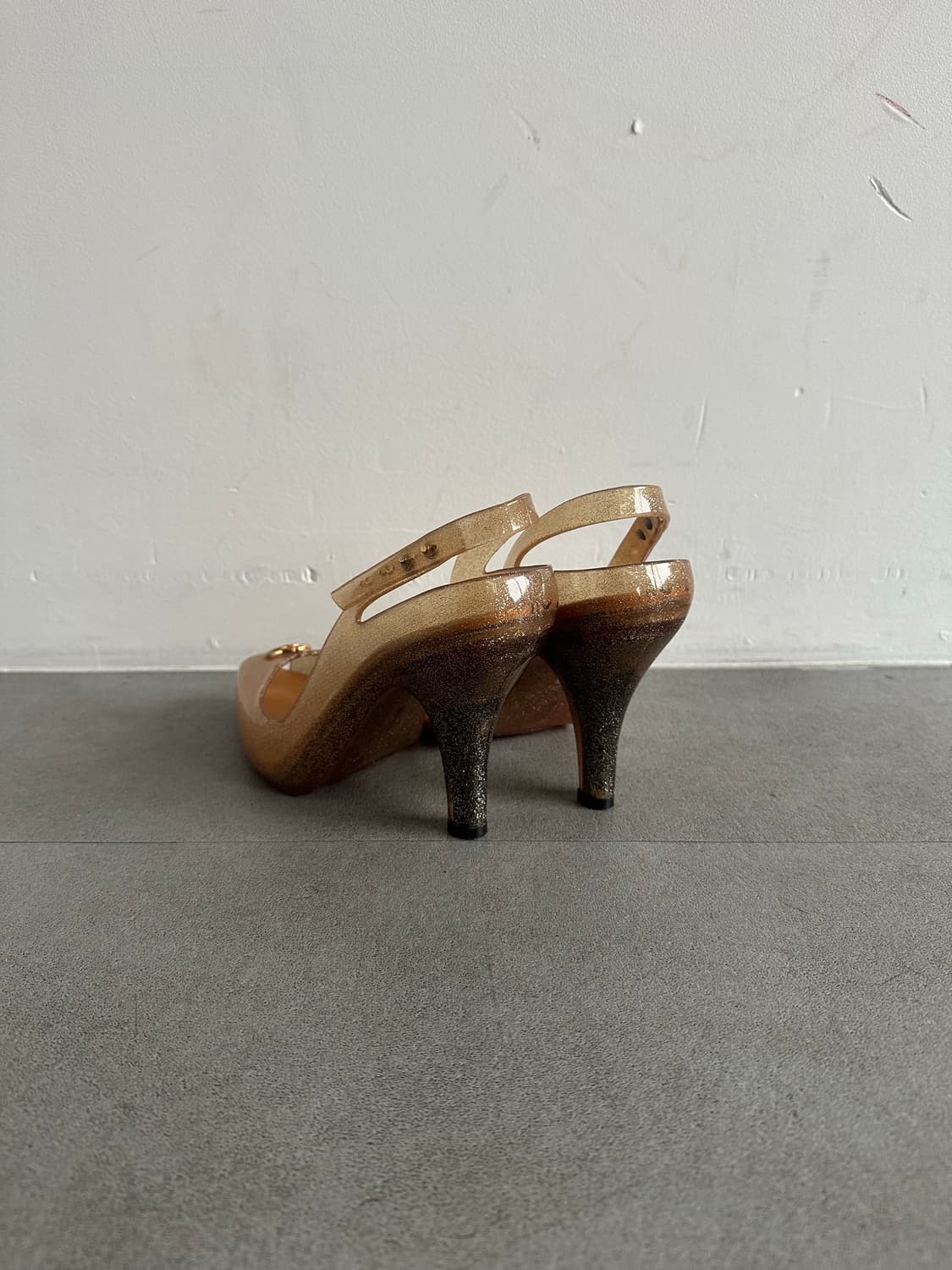 비비안웨스트우드 글리터 젤리 슬링백 힐 상품이미지4