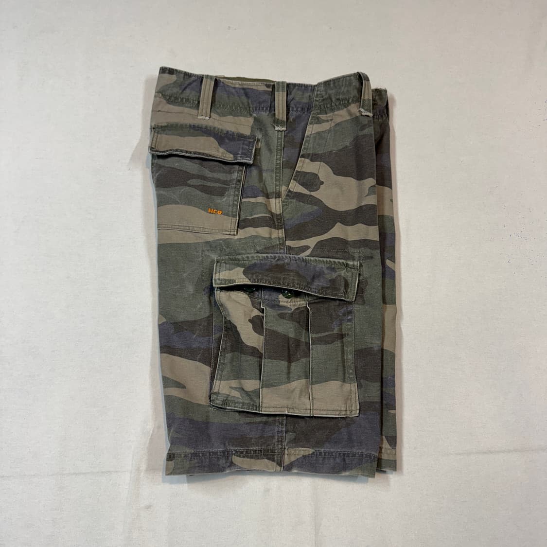32inch) 빈티지 우드랜드 카모 카고 팬츠 반바지 버뮤다팬츠 상품이미지7