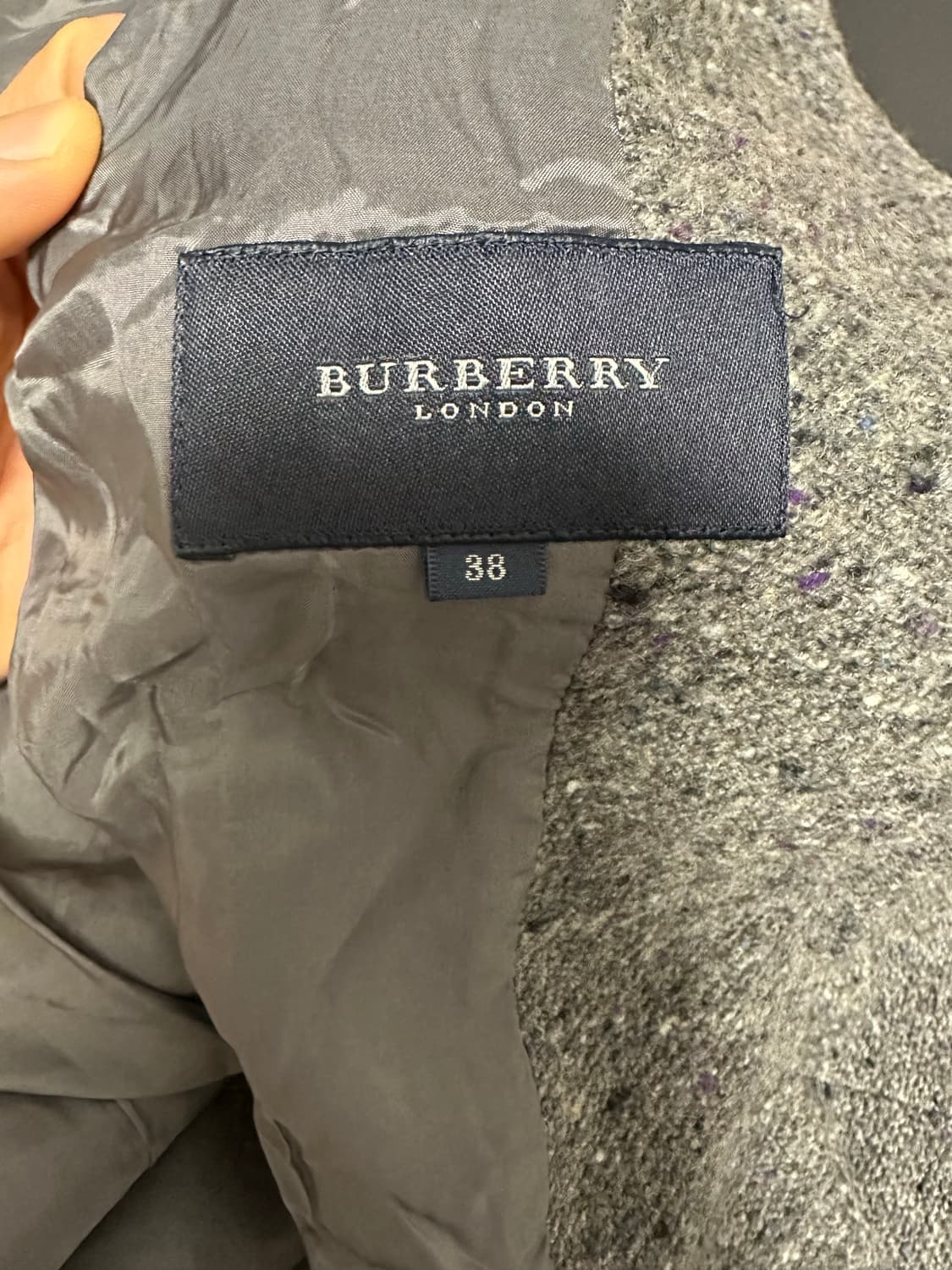 버버리  정품   모+캐시미어  자켓-38사이즈 상품이미지8