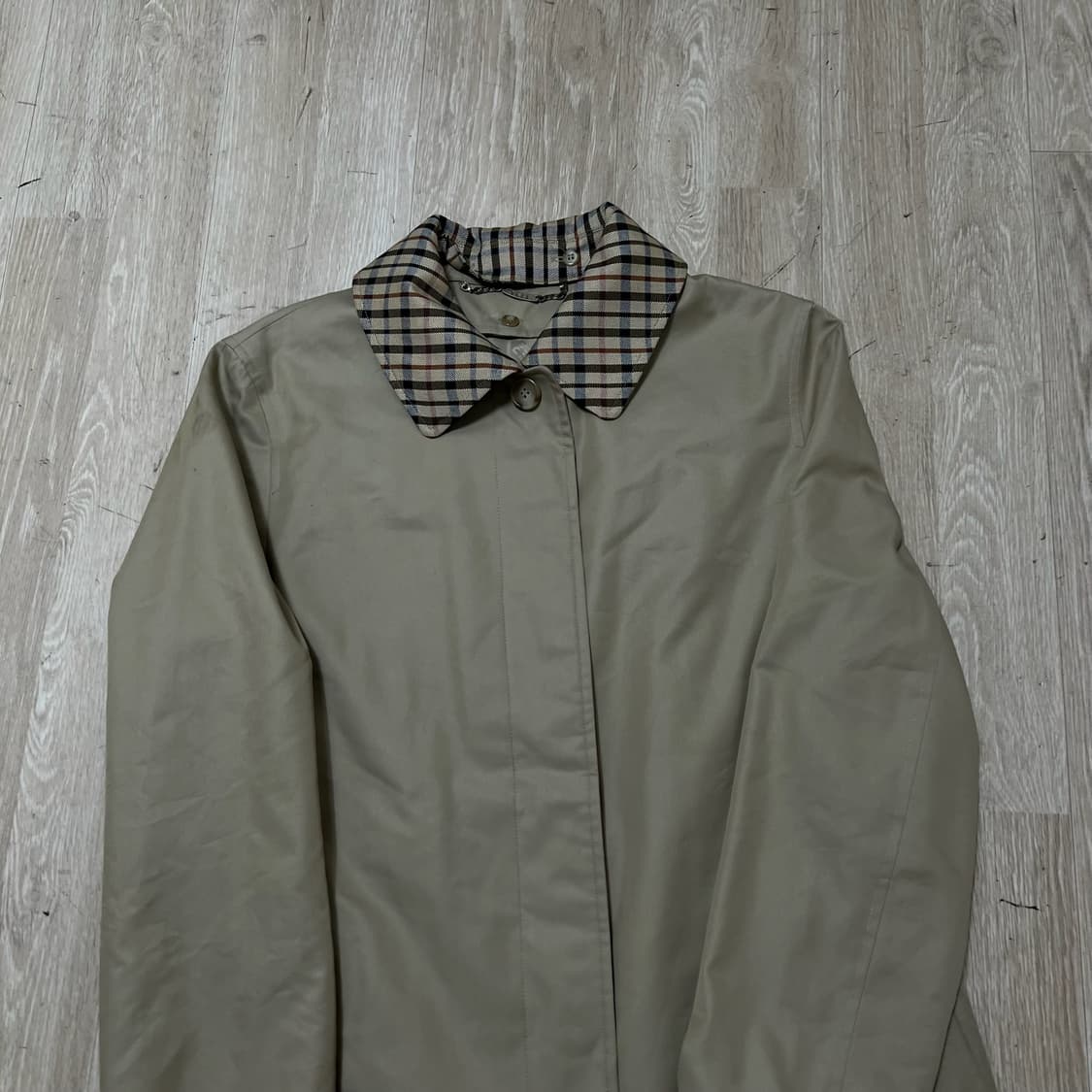 닥스 런던 여성 체크안감 싱글 카라 트렌치코트 85-160  상품이미지2