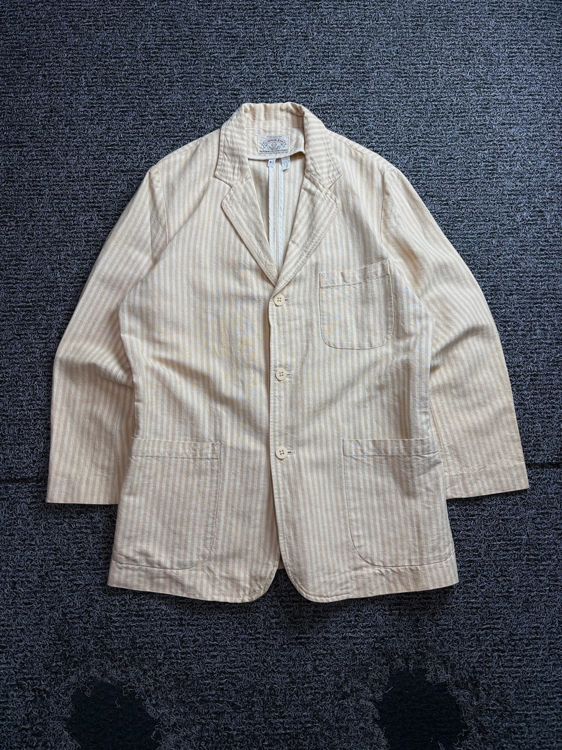 90s 아르마니 스트라이프 블레이져 자켓 3651 상품이미지2