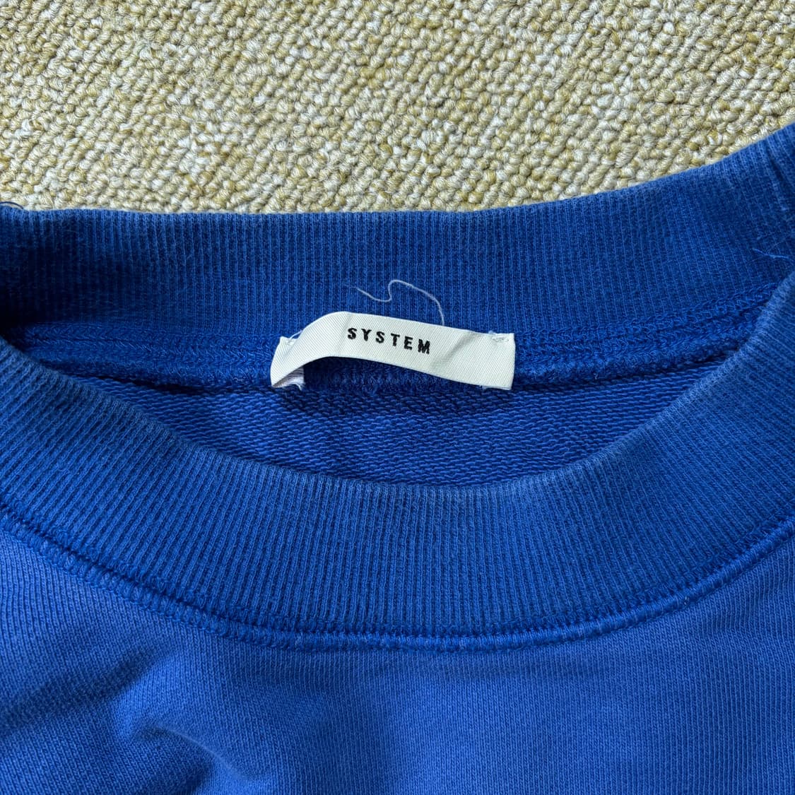system 19ss  블루 맨투맨(90) 상품이미지3