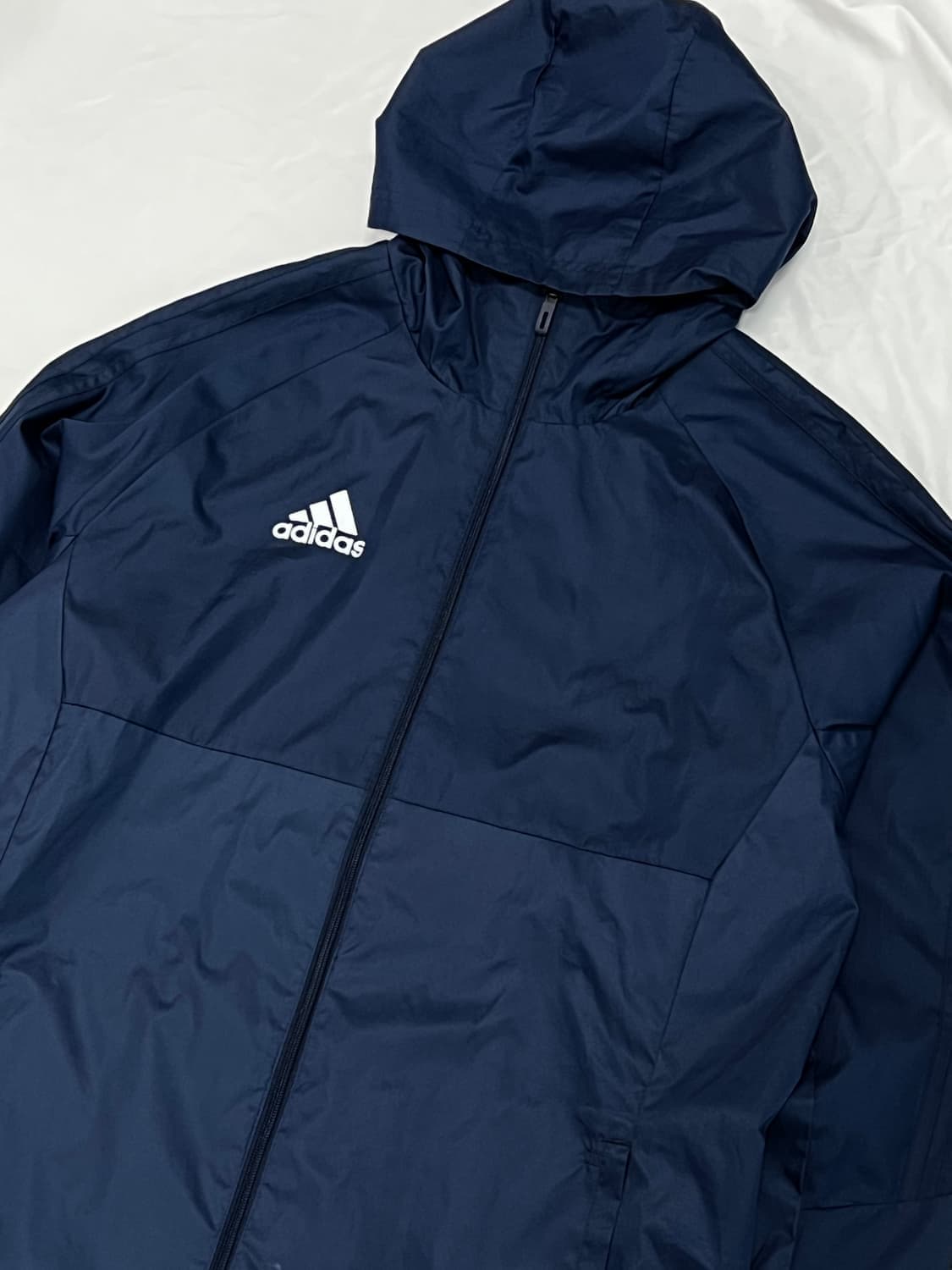 (M) 아디다스 티로17 오버핏 삼선 바람막이 네이비 상품이미지2