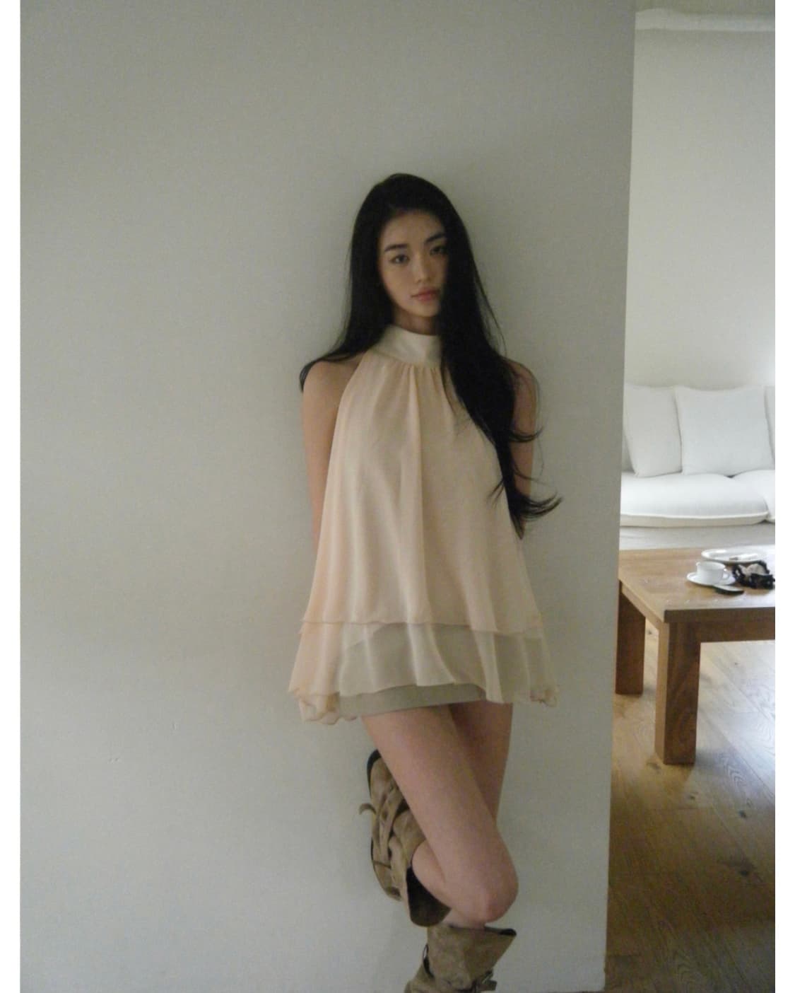 seer metled heart blouse 씨어 멜티드 하트 블라우스 상품이미지2