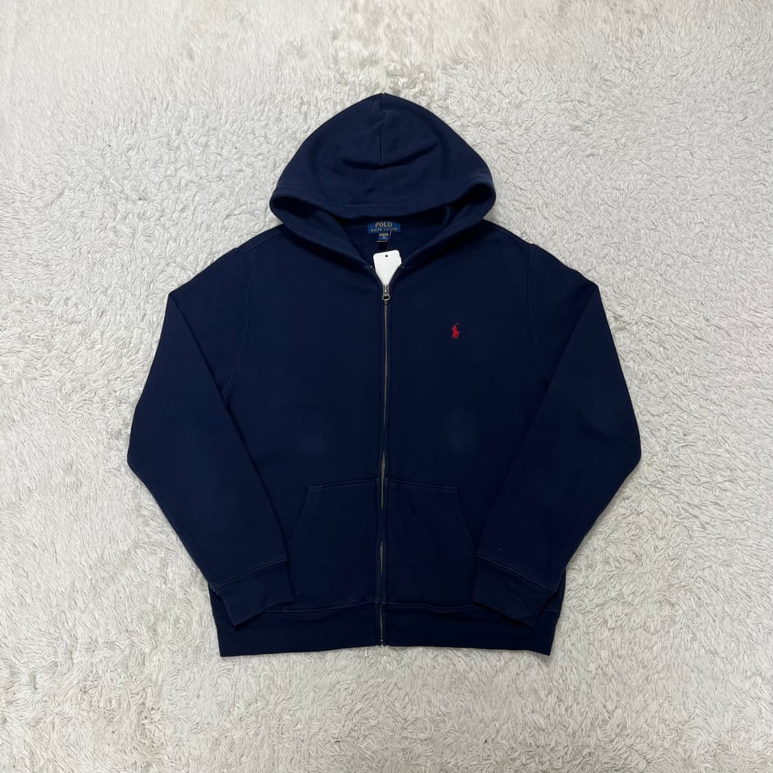Polo Ralph Lauren navy zip-up hoodie 상품이미지4