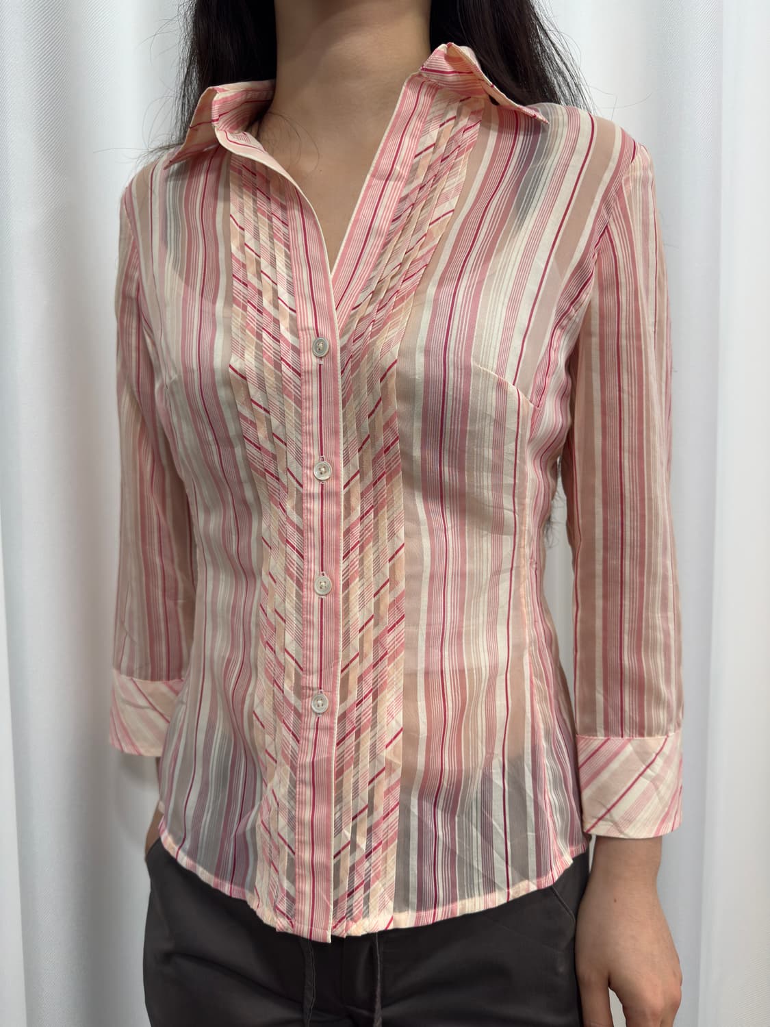 banana republic line slim shirt 상품이미지2
