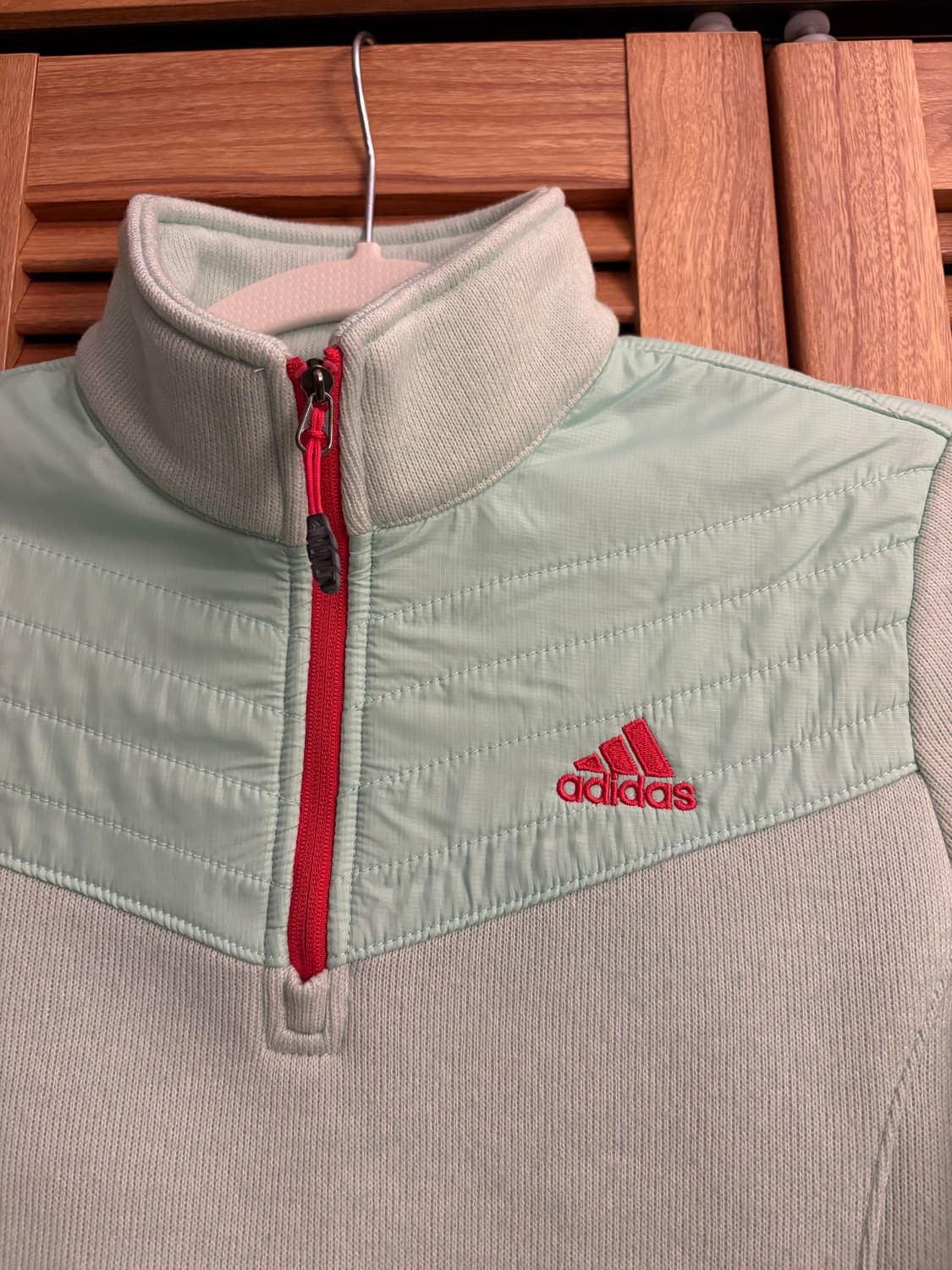 아디다스 민트 후리스 플리스 반집업 상품이미지3