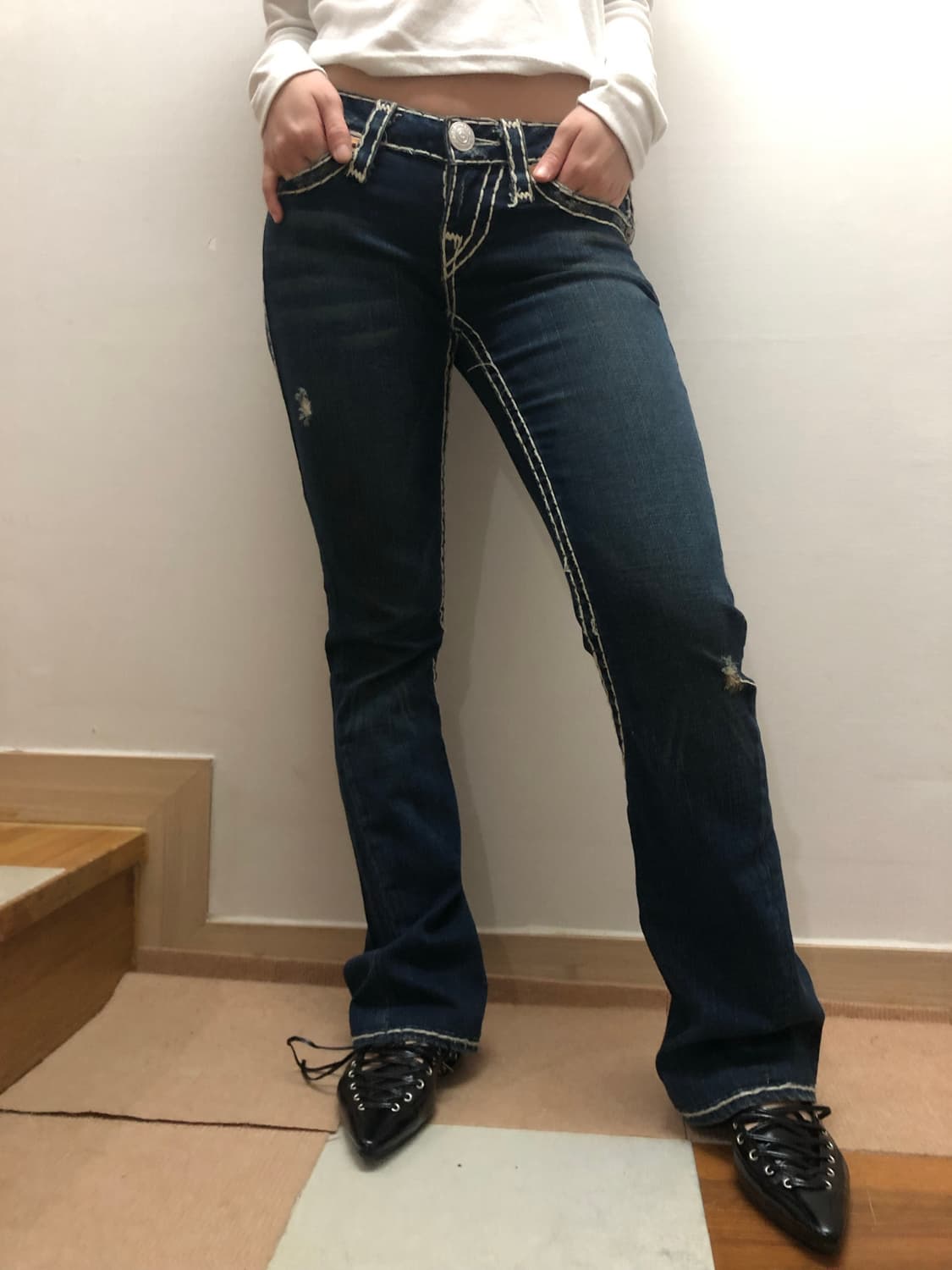 빈티지 트루릴리젼 데님 팬츠 상품이미지4