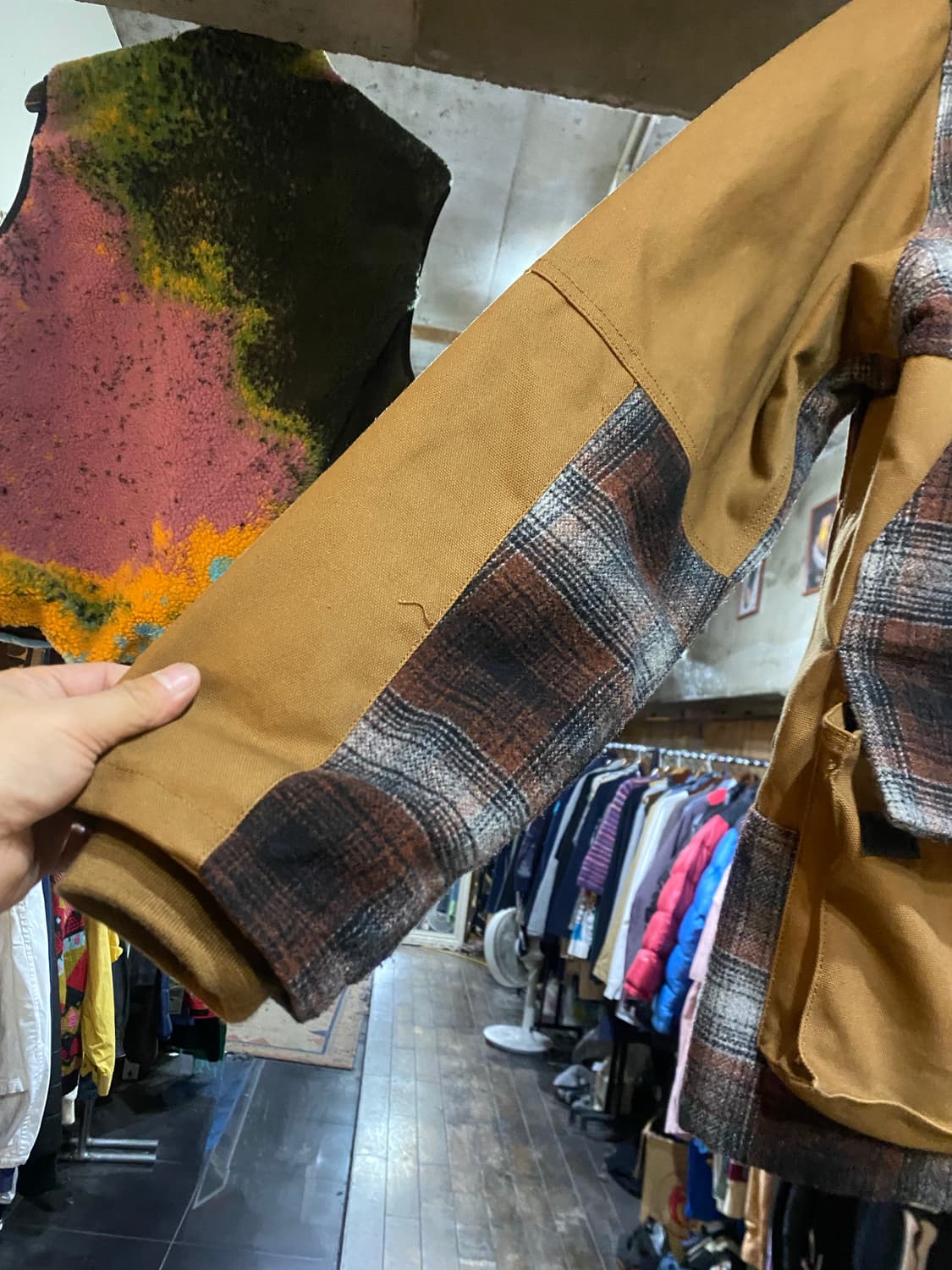 Carhartt 칼하트 패턴 포인트 워크자켓 상품이미지5