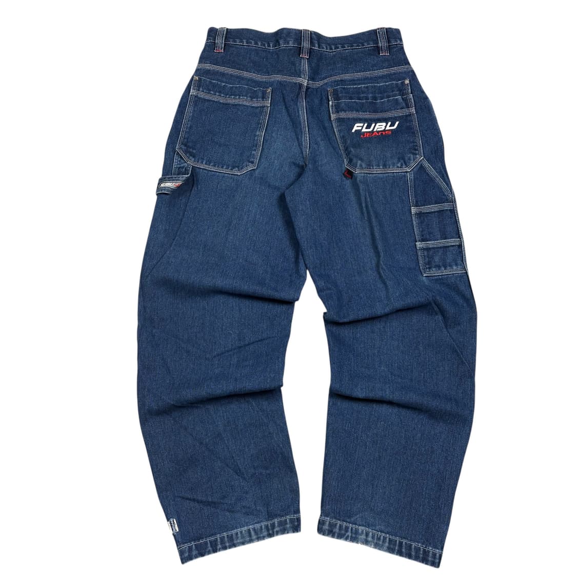 후부 데님 카펱너 팬츠 상품이미지3