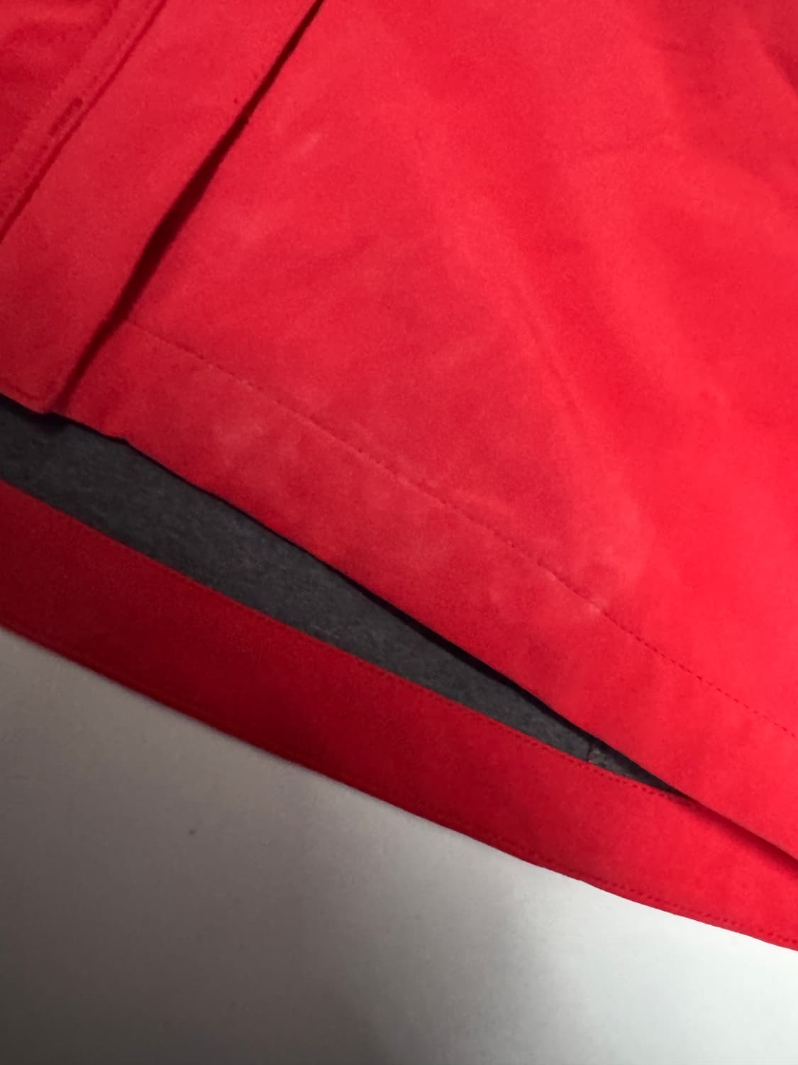 여성 노스페이스 등산 후드 바람막이 자켓 레드 M 상품이미지5