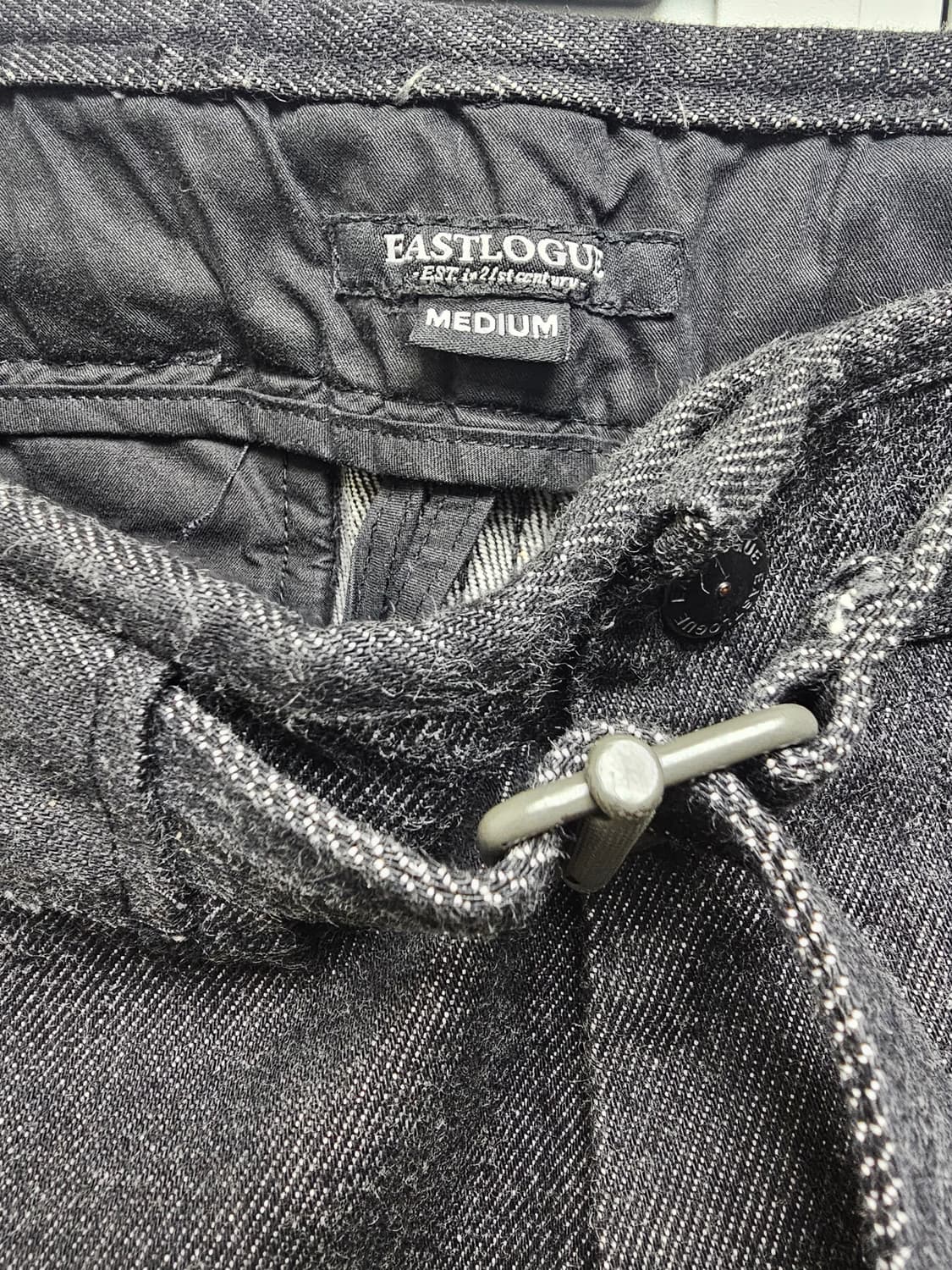 새상품 이스트로그 데님 카고 팬츠 상품이미지3