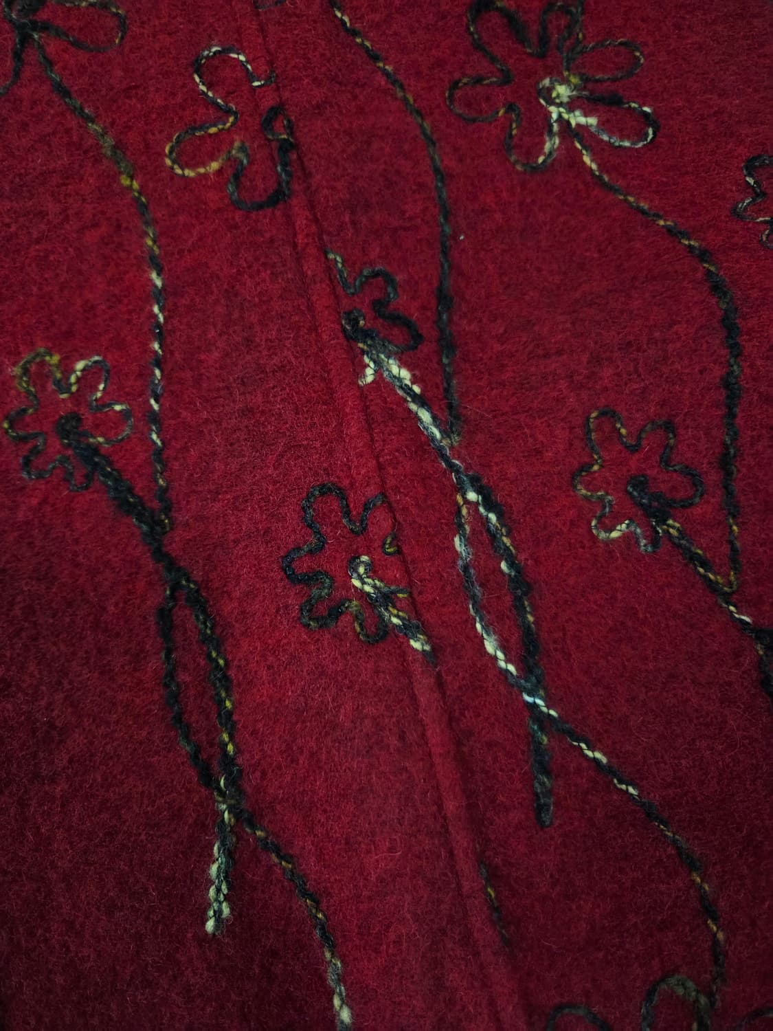 THULE 레드 플라워 패턴 울 재킷 상품이미지8