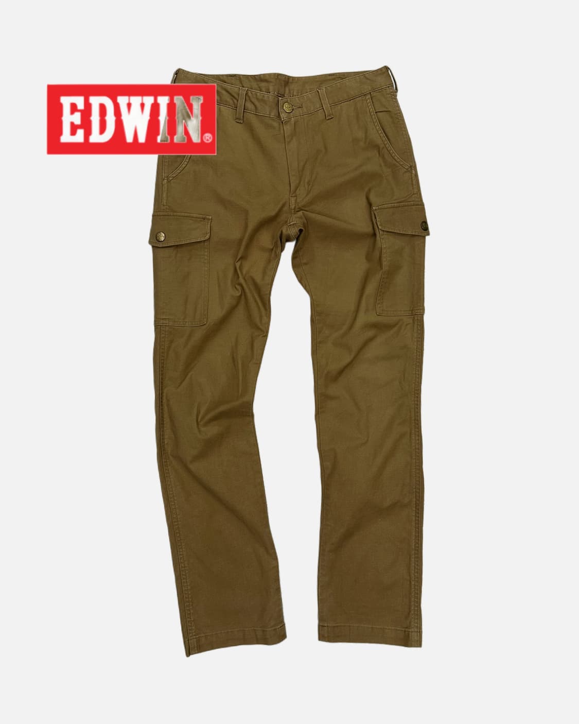 EDWIN dark khaki cargo pants 상품이미지1