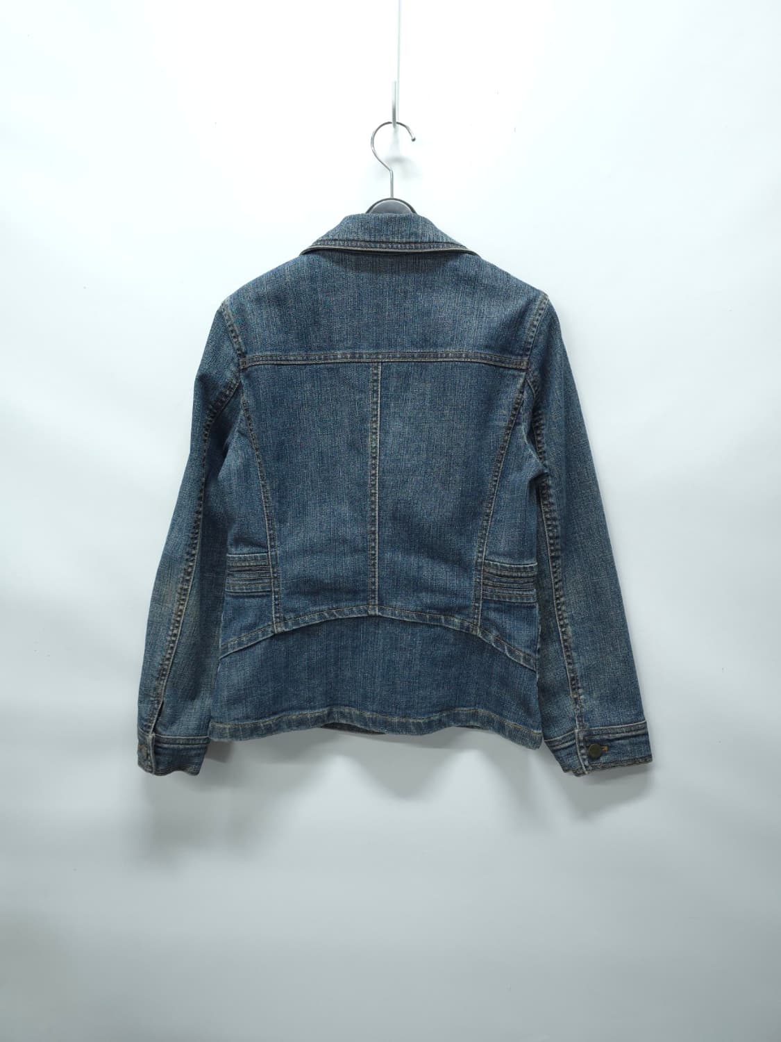 핏 예쁜 쉬즈미스 스판 데님 블레이저 레트로 자켓(55) 상품이미지7