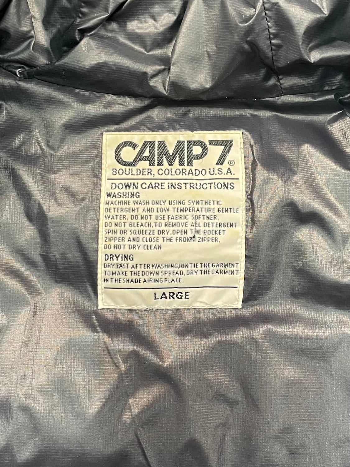 캠프7 경량패딩 상품이미지6