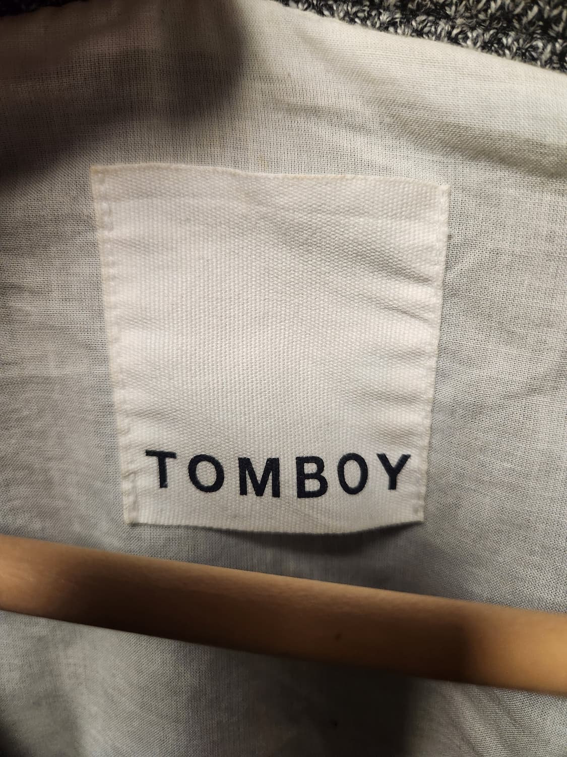 스튜디오톰보이 가디건 멜란지 그레이 F 상품이미지3