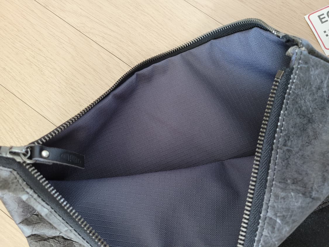 듀폰타이백 DuPont Tyvek 클러치백 블랙 상품이미지8