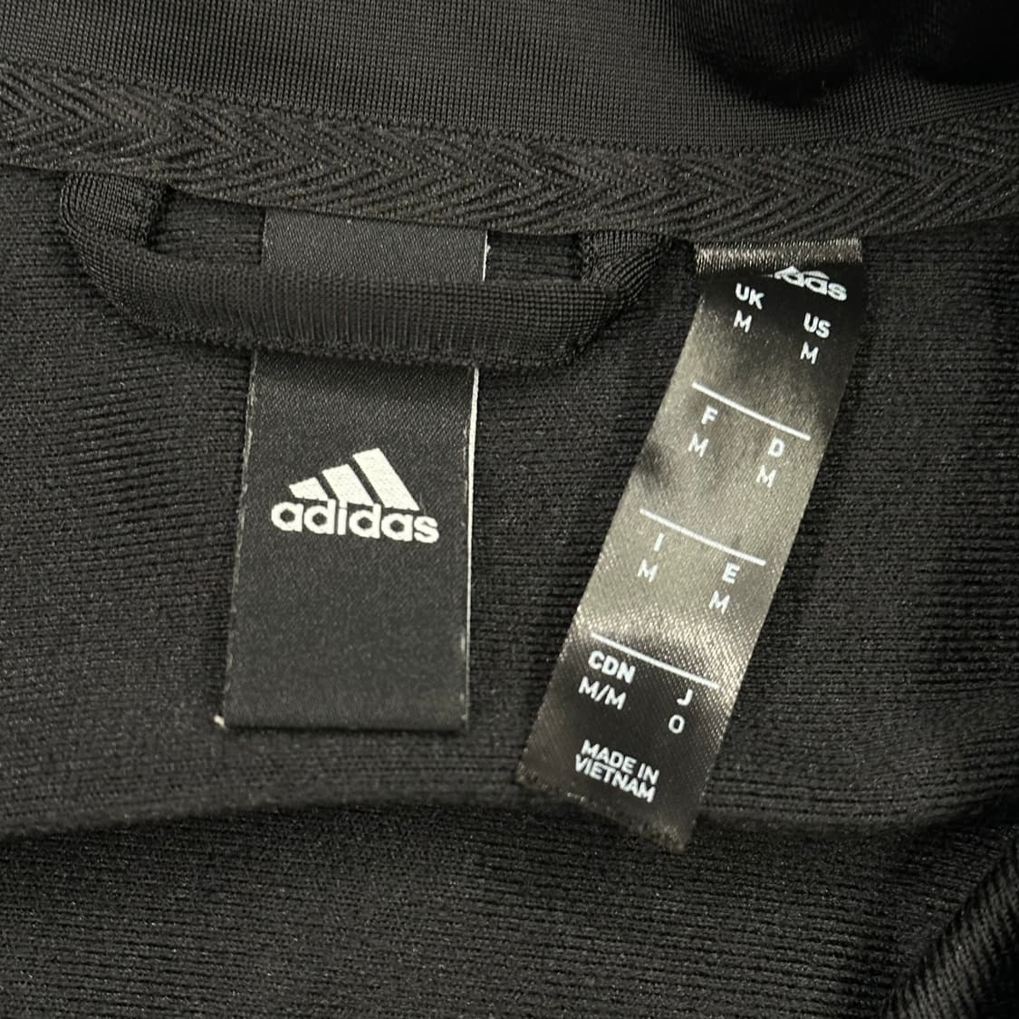 M 아디다스 레알 마드리드 블랙 트랙탑 상품이미지4