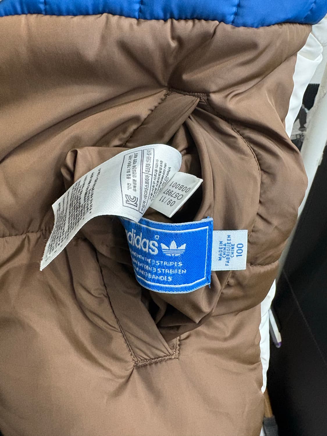 아디다스00s 초코 브라운 리버시블 패딩조끼 상품이미지5