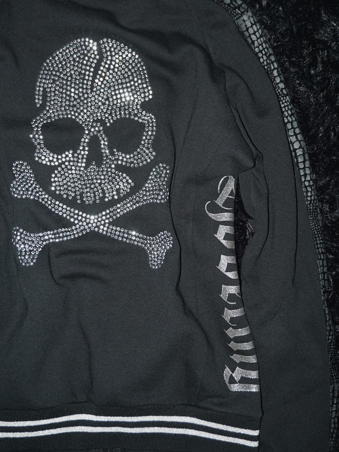 (strange heaven) punk rhinestone hood  상품이미지3