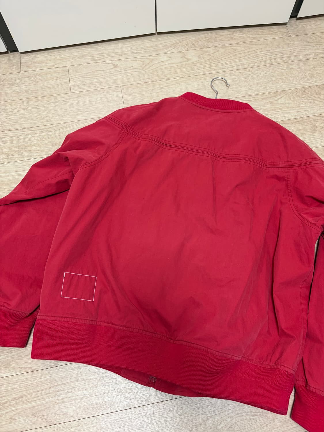 [M, 105] 카키스 덱 자켓 레드 상품이미지2