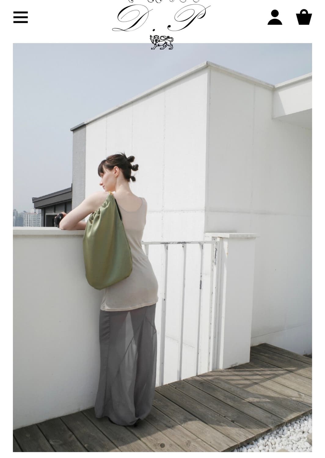 (새상품) 디파블로 베이지 슬리브리스 나시 원피스 탑 상품이미지3