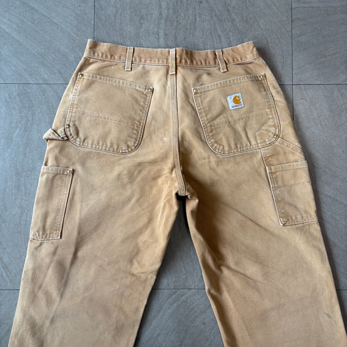 칼하트 정품 브라운 더블니 팬츠 바지 상품이미지8