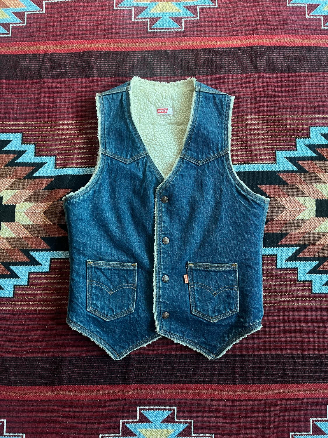 80s 리바이스 쉐르파 데님 베스트 VTG Levis Sherpa 상품이미지1