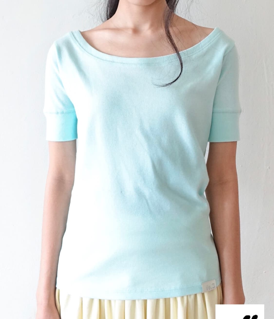 샵페어리 rib half top (mint) 상품이미지1
