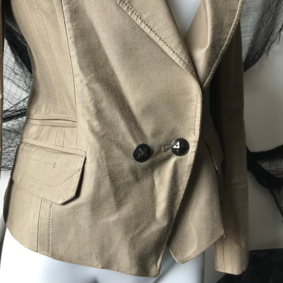 Basic cotton beige jacket  상품이미지3