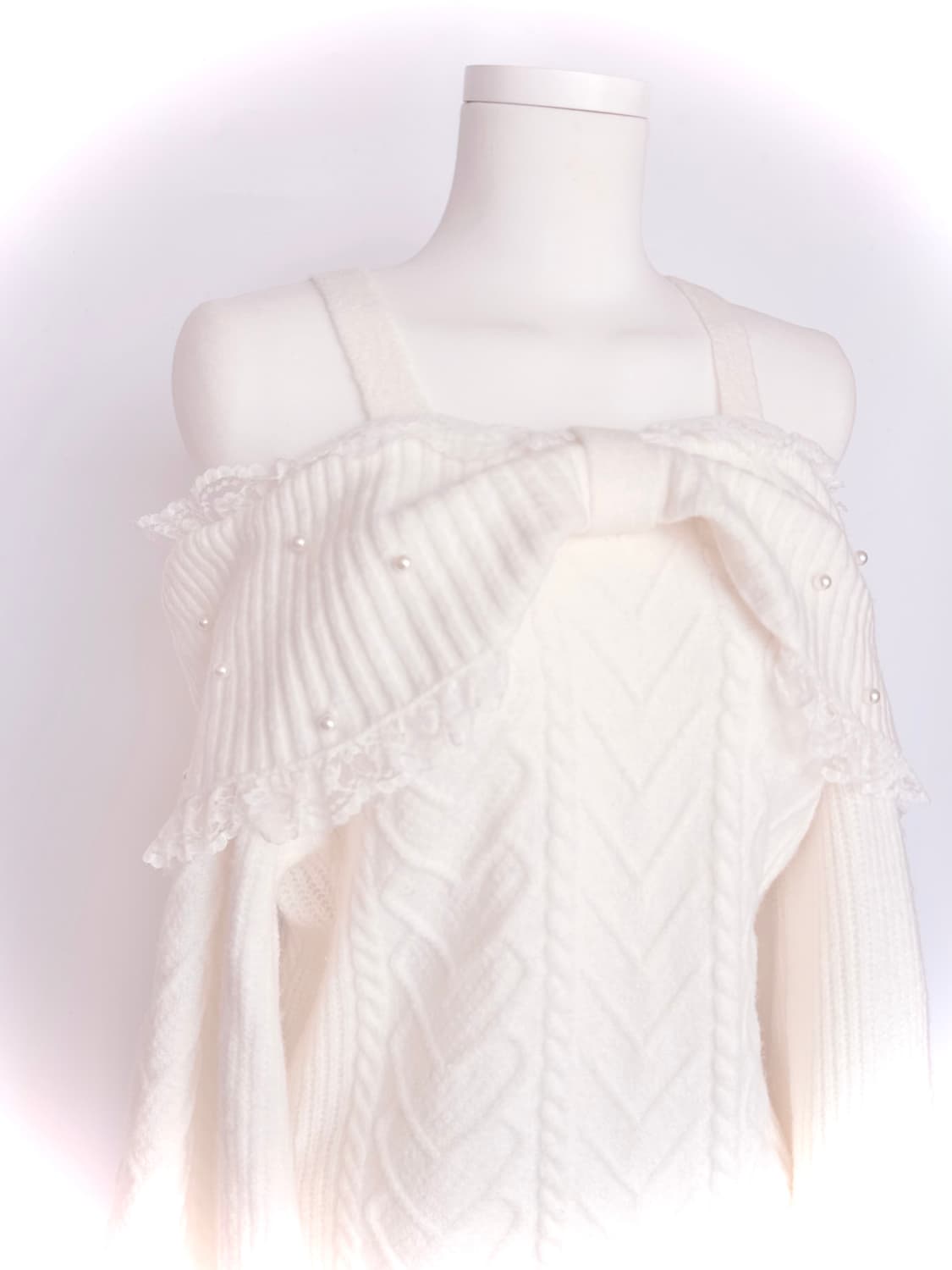 앙크루즈 리본 오프숄더 히메갸루 양산형 달천깔  상품이미지2