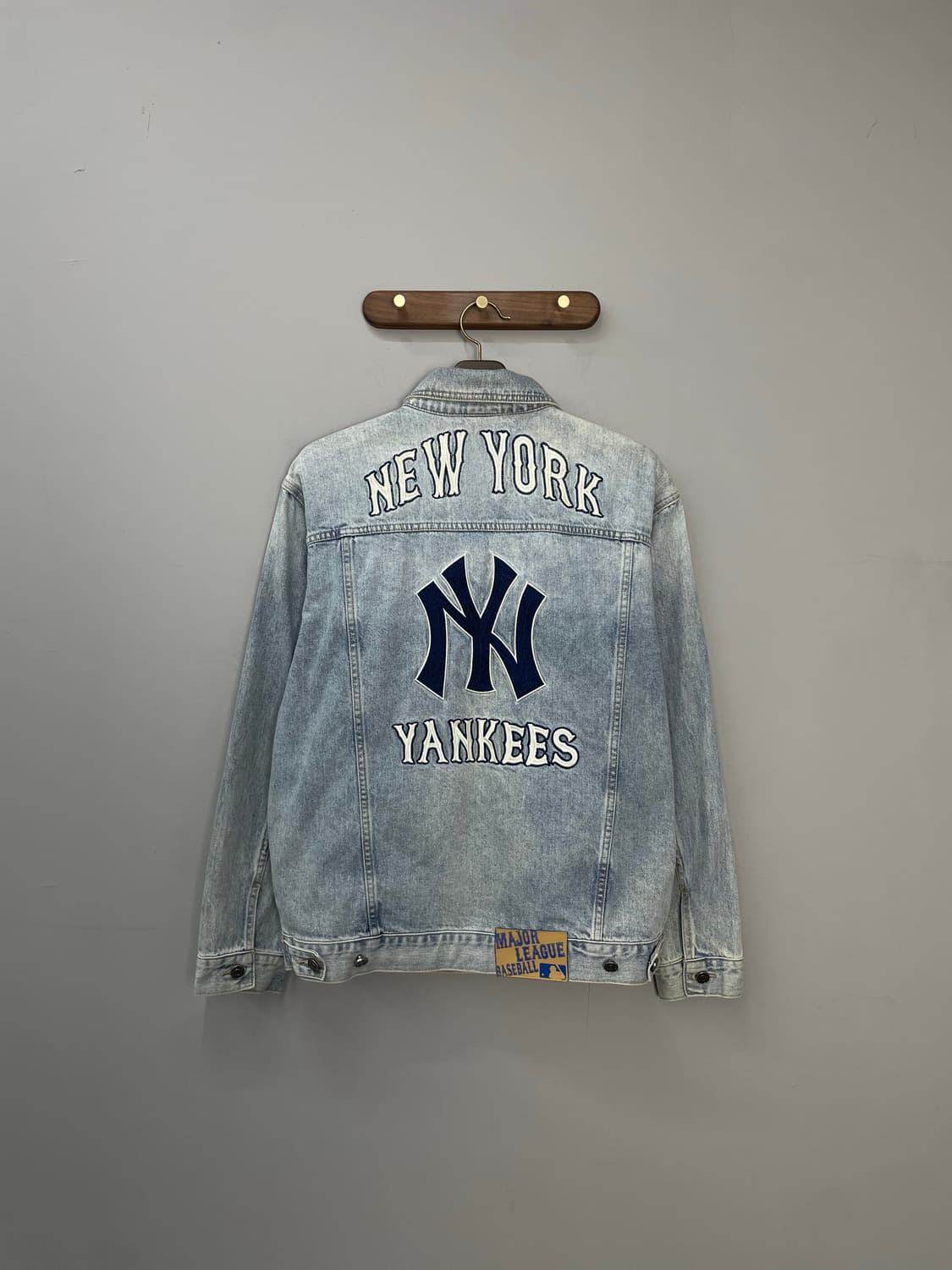 MLB 뉴욕 양키스 빅로고 데님 자켓 H952 상품이미지4