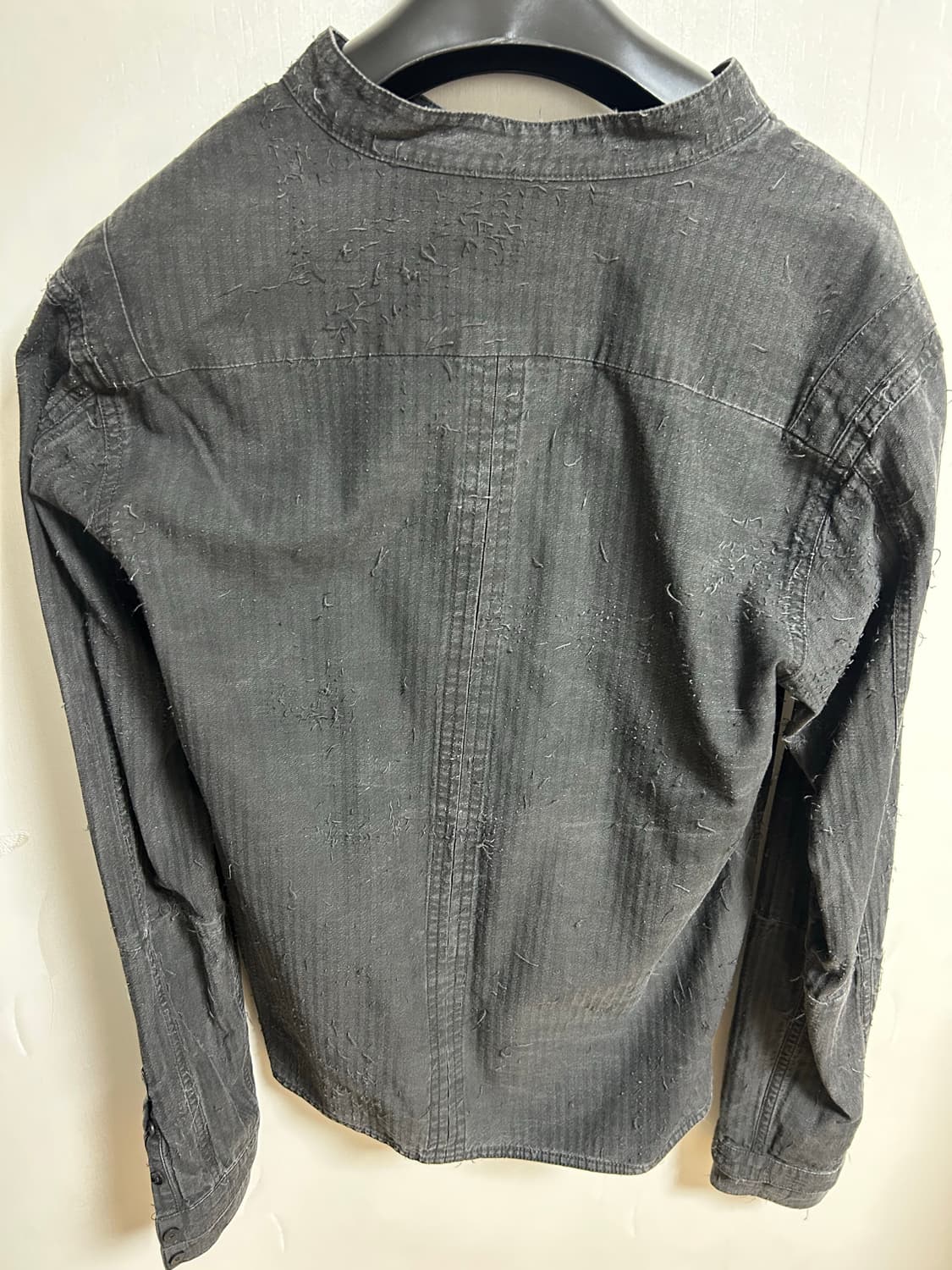 블랙멀 Blackmerle 더블 슬리브 필드 셔츠- exo ink 상품이미지3