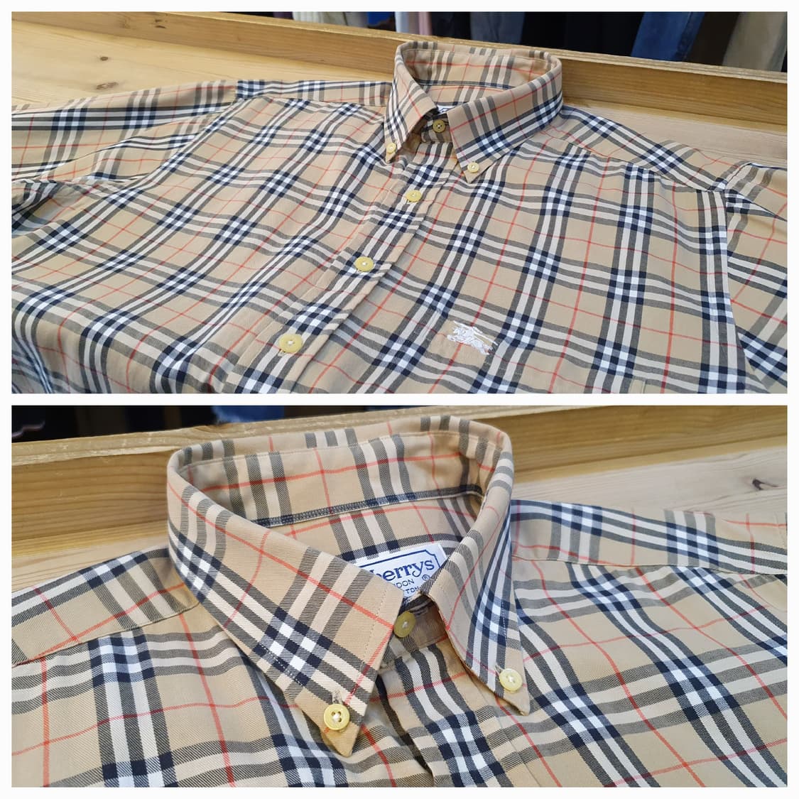100.버버리 체크셔츠 상품이미지3