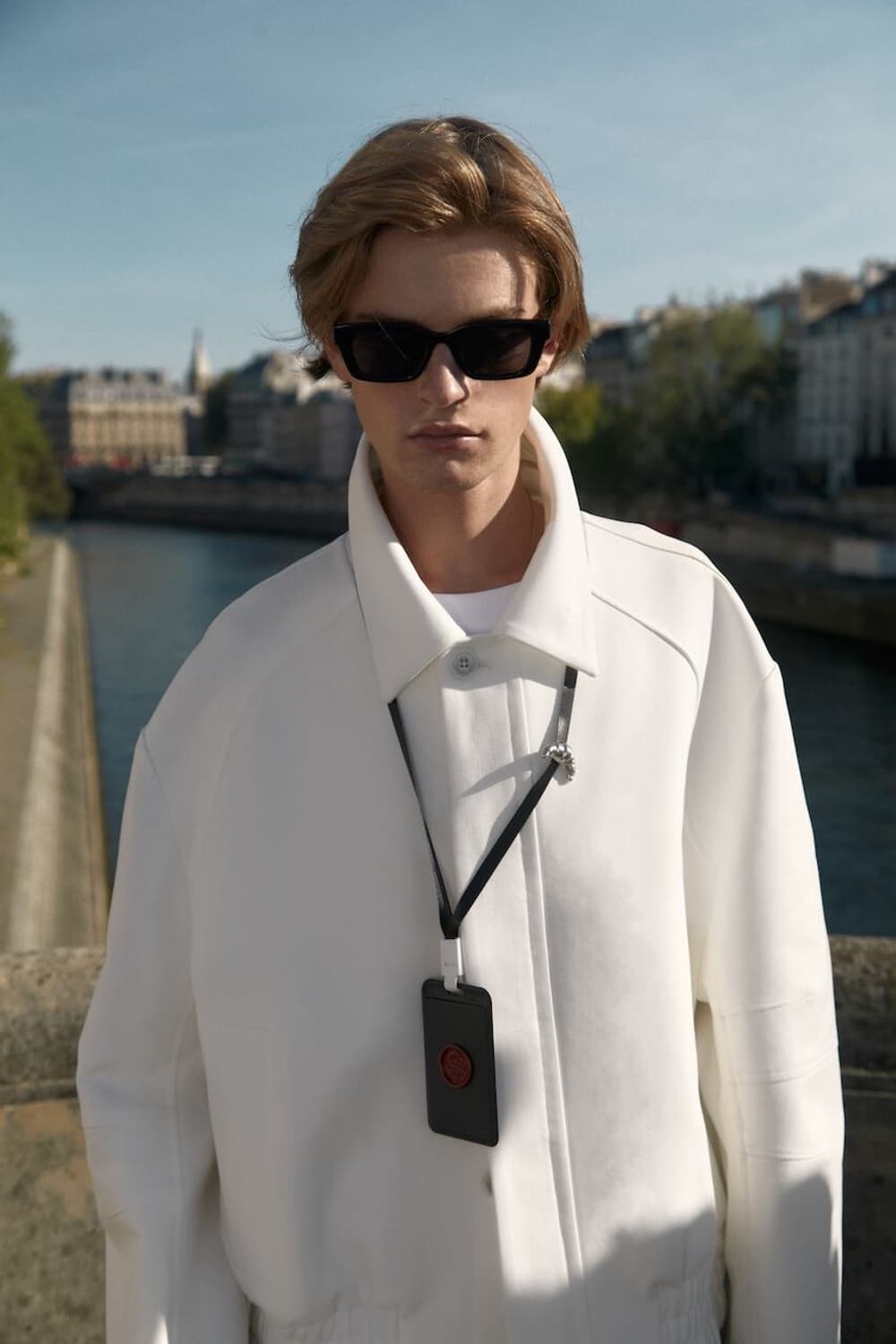 STU 크루아상 슬리브 자켓 화이트 M 상품이미지2