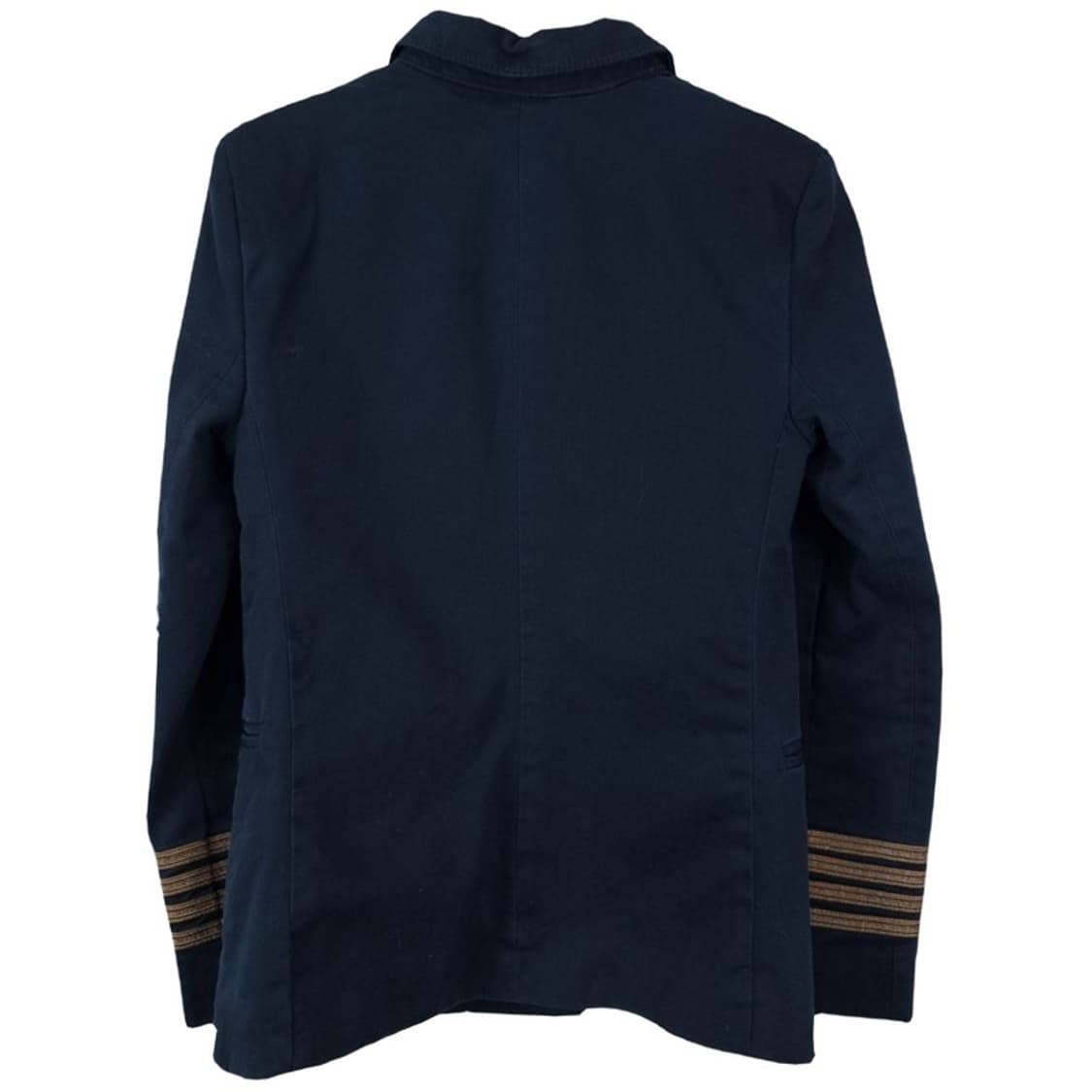 [데님앤서플라이] 금장 네이비 더블 브레스트 자켓 네이비 P01519 상품이미지3