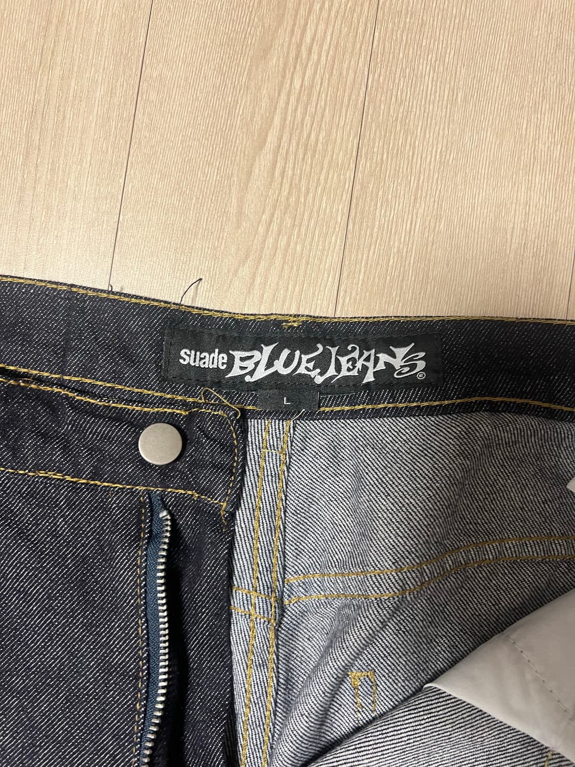 스웨이드 카펜터 데님 인디고 L 상품이미지3