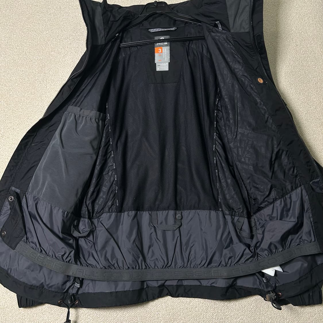  (M) 나이키 ACG 블랙 스키 보드복 바람막이 상품이미지7