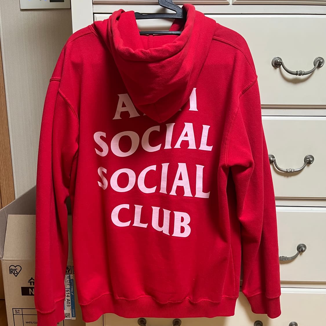 [L] 안티소셜클럽 후드티 상품이미지3