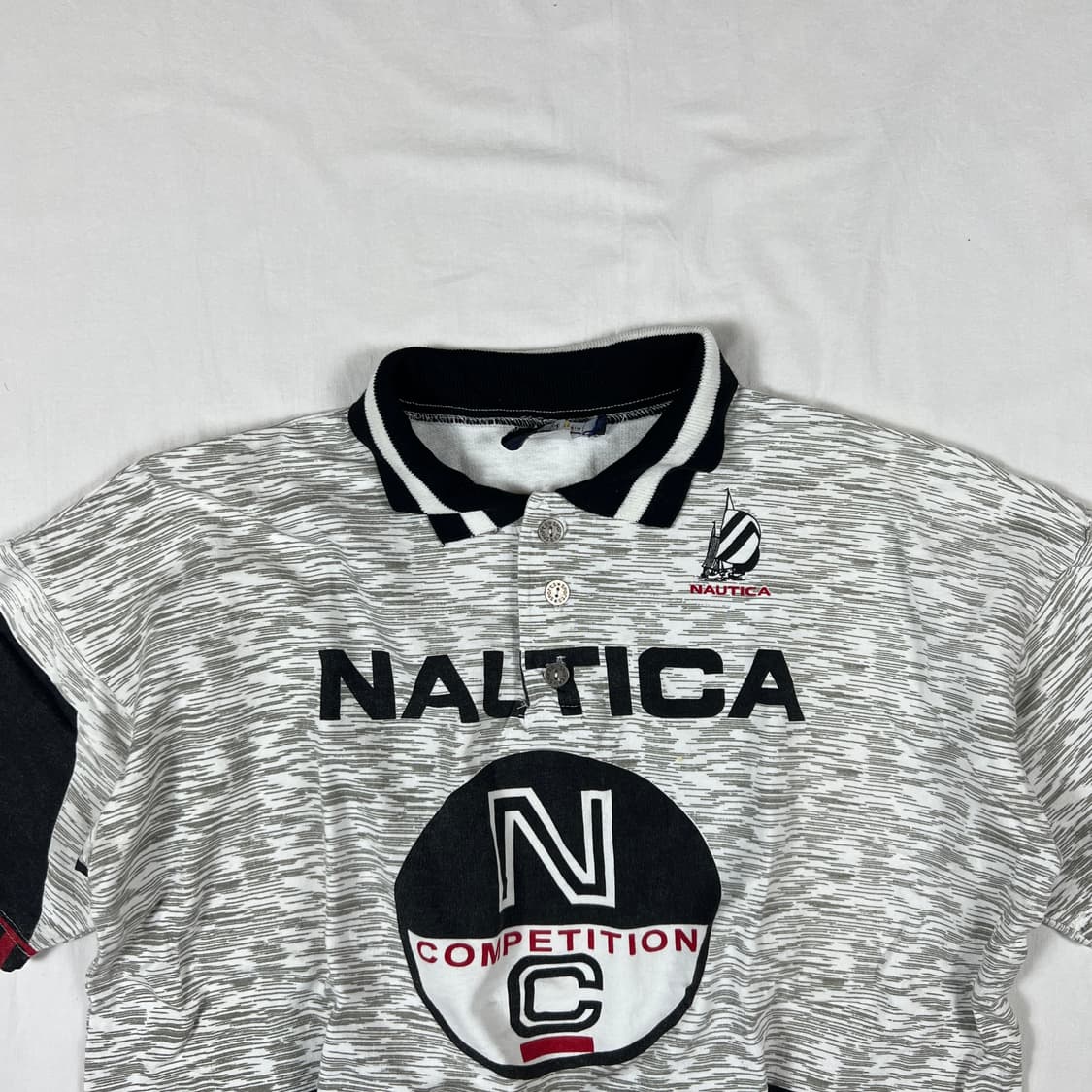 90‘s 노티카 competition 반팔 피케셔츠 상품이미지2