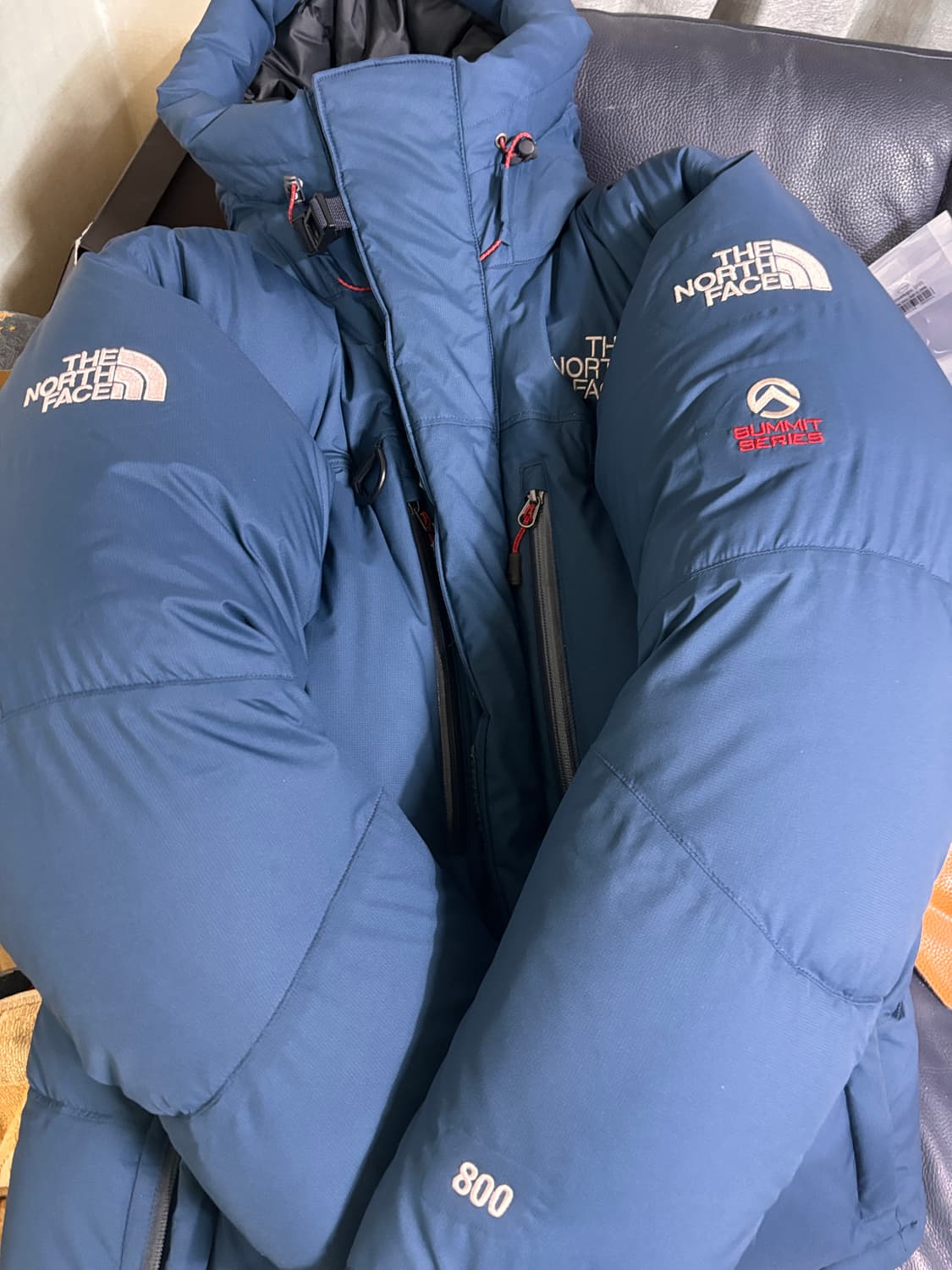 노스페이스 히말라야 더스크블루 목L 해외판 신품 상품이미지1