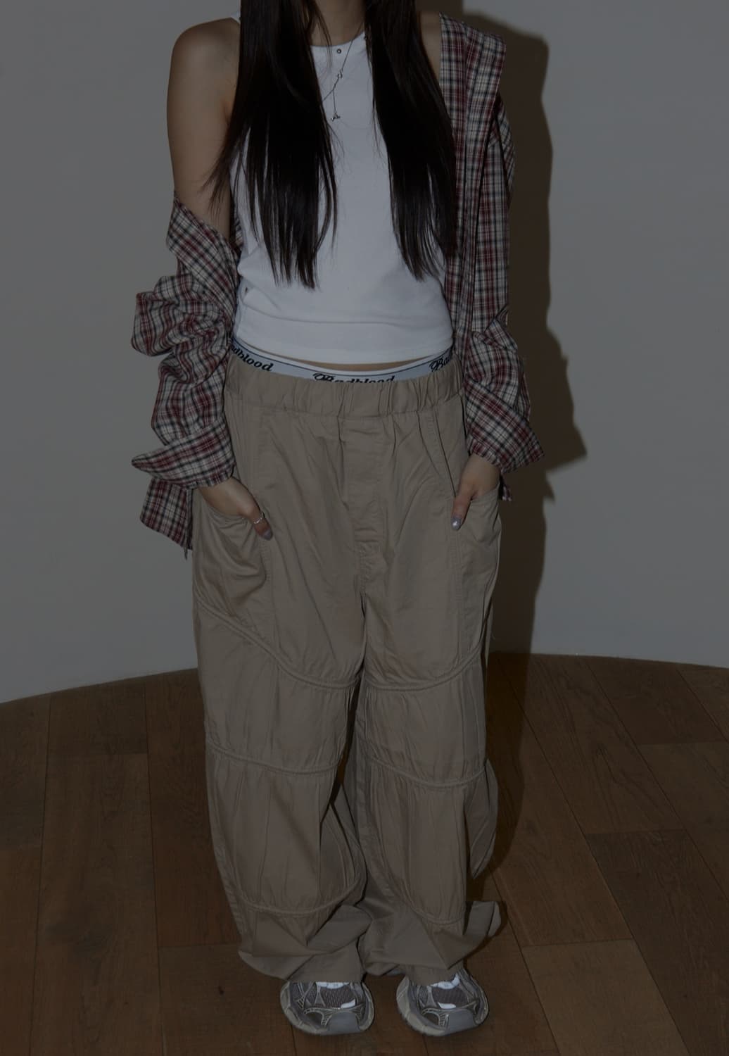 바이커 셔링 벌룬 팬츠 상품이미지2