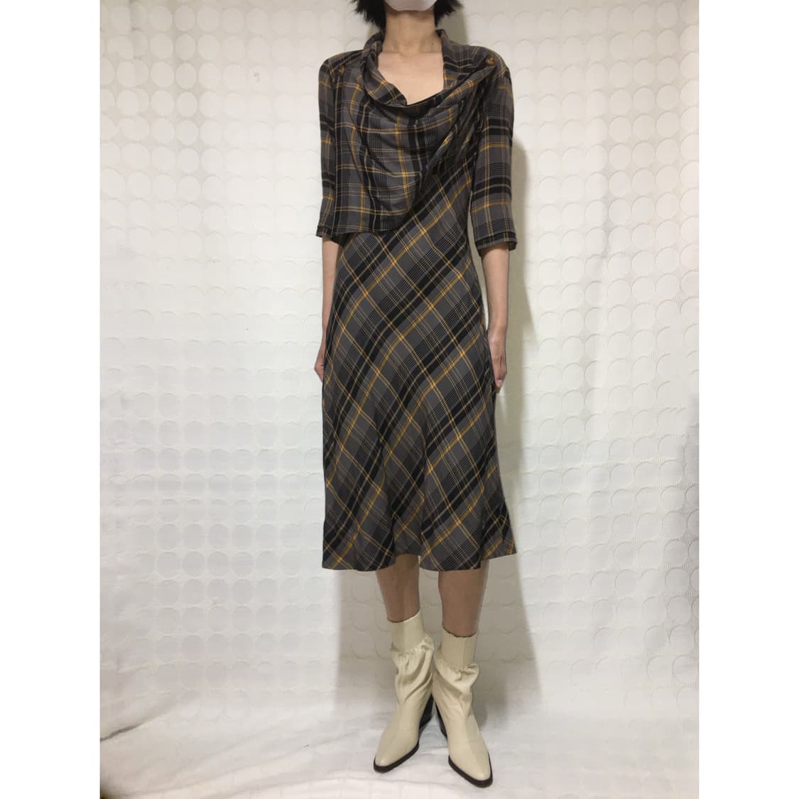 vivienne westwood체크 원피스 상품이미지1