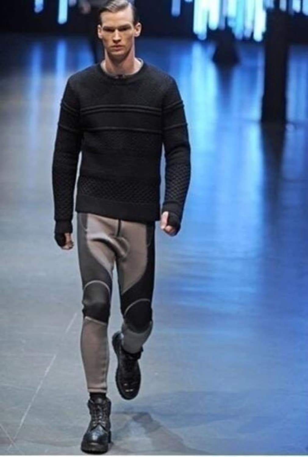 닐바렛/ 블럭 니트 /m 상품이미지5