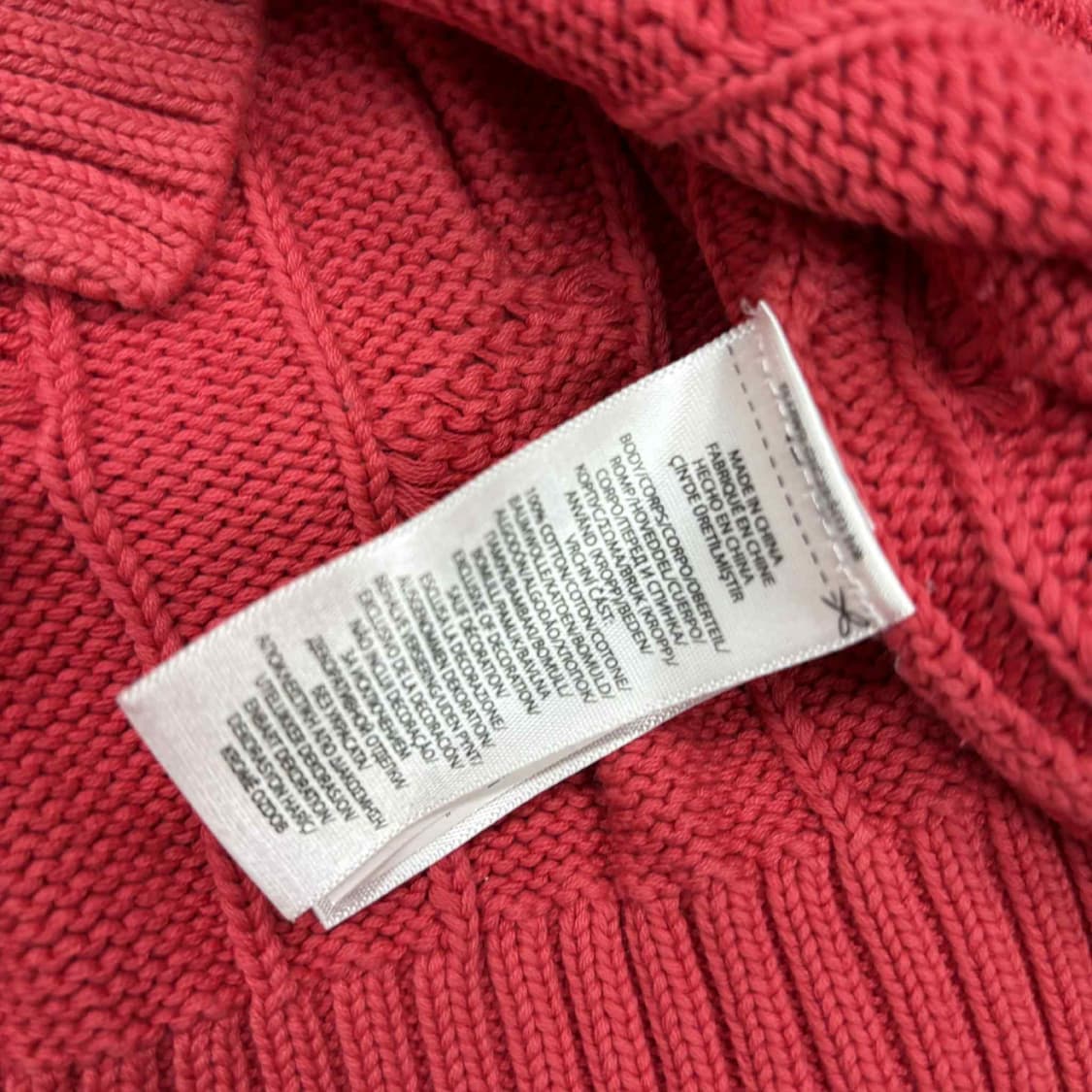 폴로 랄프로렌 신형 케이블 걸즈 크루넥 니트(L) 상품이미지5