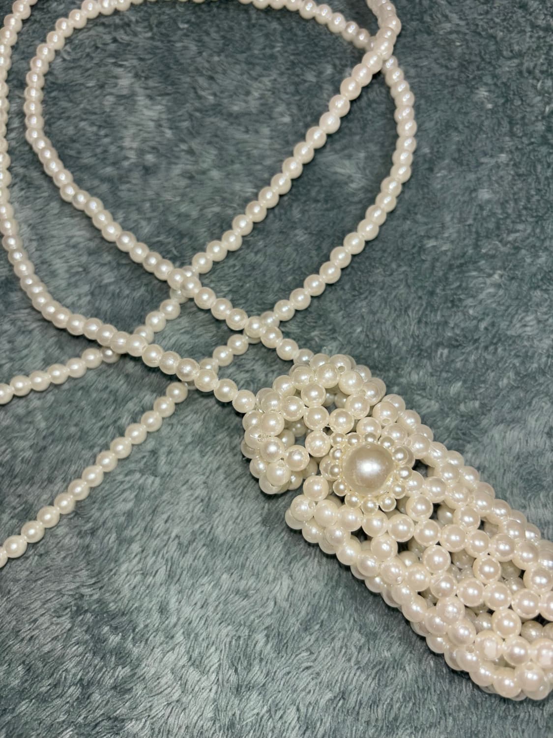 진주 틴트 케이스 크로스 가방 상품이미지2